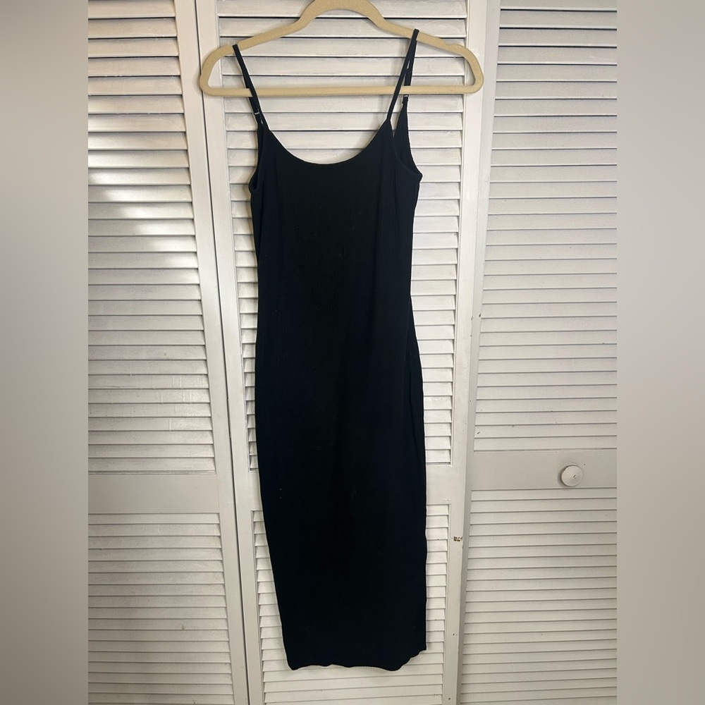Wild Fable Ribbed Black Women's Dress Size Small